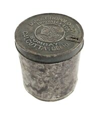 Old Vintage Empty Tin Box, Rare D. Macropolo & Co. Ltd Adv. Litho Tin Box i2-458 picture