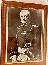 General John Joseph Pershing Framed Photograph 9“ X 13.5“, 1983 Reprint El Paso picture
