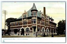 Milwaukee Wisconsin WI Postcard Y.M.C.A. Building Exterior Roadside c1910s Tuck picture