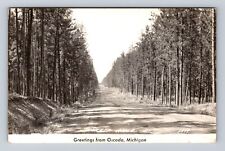 Oscoda MI-Michigan, Scenic General Greetings, Antique, Vintage c1950 Postcard picture