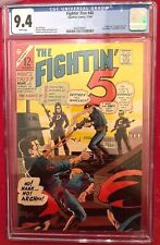 The FIGHTIN' FIVE (5)  #40 - CGC 9.4 - (1st app of PEACEMAKER)   9.4 Universal picture