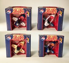 Set of 4 Pepsi Cola Die Cast Pedal Plane Replicas  - 4 Inches long picture