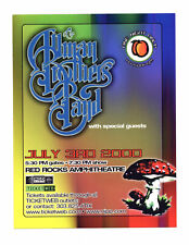 Allman Brothers Band Postcard Ad back 2000 Red Rock Amphitheatre picture