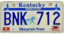 *BARGAIN BIN*  1997 Kentucky Derby Horse Twin Spires License Plate #BNK 712 picture