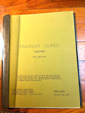 BARNABY JONES Original TV Show Script 10/25/1977 Buddy Ebsen Lee Meriwether picture