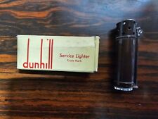 Vintage 1940's Dunhill WWII Service Lighter Rare Unused Original Box Dark brown picture