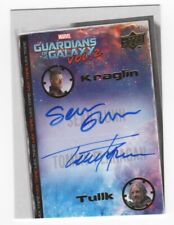 Sean Gunn/Tommy Flanagan Guardians of the Galaxy Volume 2 Dual Autograph Card picture