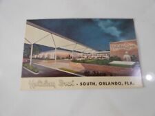 Vtg 1966 Florida Travel Postcard (posted): Holiday Inn South Orlando, FLA picture