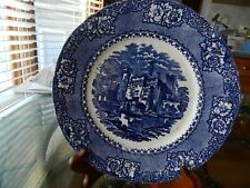 Vintage Alhambra England Blue Plate w/castle  9