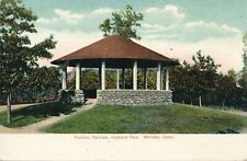 MERIDEN CT - Hubbard Park Fairview Pavilion Postcard - udb (pre 1908) picture