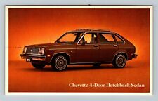 Chevrolet Chevette 4-Door Hatchback Sedan, Automobile, Vintage Postcard picture