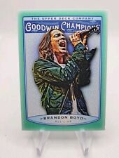 Brandon Boyd 2019 Upper Deck Goodwin Champions Turquoise Card Incubus picture