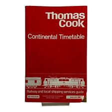 June 2-30 1985 Thomas Cook Continental Railway & Local Shipping Services Guide picture
