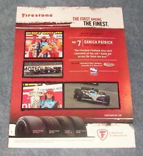 2007 Firestone Tires Ad Danica Patrick Indy Car Win 