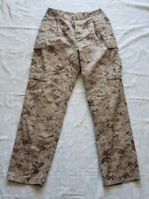 USMC Marine Corps Desert Digital MARPAT Camo Trousers Medium Regular BDU Pants picture