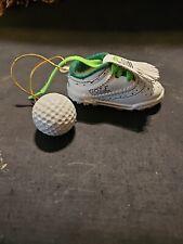PRO GOLF SHOE WITH GOLF BALL CHRISTMAS ORNAMENT picture