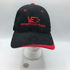Vtg VIKING ELECTRIC SUPPLY Hook + Loop Fastener Baseball Cap Hat Advertising A9 picture