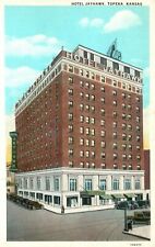 Vintage Postcard 1920's Hotel Jayhawk Topeka KS Kansas Pub. Lyman News picture