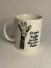 Giraffe Coffee My G Let Your Faith Be Taller Than Your Fears picture