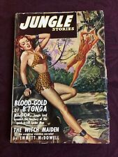 Jungle Stories Pulp - Winter /1946. Nice  picture