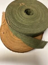 US GI CAMOUFLAGE SET OF 2 ROLLS. 1 O.D. GREEN ONE BROWN. picture