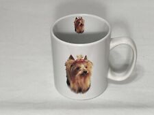 Bowwow Meows Yorkshire Terrier Coffee Mug Yorkie Dog Picture Cup 16oz Ceramic picture
