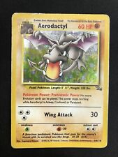 Pokemon Aerodactyl 1/62 Fossil Rare Holo Unlimited Wizards ENG Vintage Cards picture