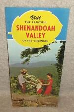 VINTAGE TRAVEL BROCHURE SHENANDOAH VALLEY VIRGINIA PHOTOS MAP NATURAL CHIMNEYS picture