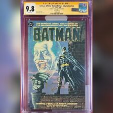 BATMAN OFFICIAL MOTION PICTURE ADAPTATION NN CGC 9.8 SS SIGNED BY MICHAEL KEATON picture