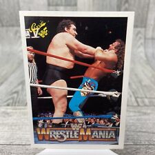 1990 Titansports Classic WWF Andre The Giant Wrestle Mania V Jake The Snake picture