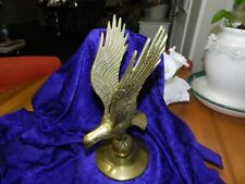 Vintage Leonard Collection Solid Brass Majestic Flying Eagle Figurine Statue picture