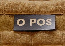 O POS Blood Type IR Patch Infrared US Army Navy Air Force SEAL USN USAF   picture