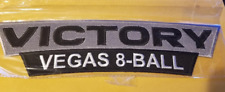 VEGAS 8-BALL Rocker Victory Motorcycles  Embroidered Patch 3 x 11.5