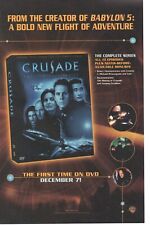2004 CRUSADE DVD TV SCI-FI SERIES Promo PRINT AD WALL ART - CAPT. MATTHEW GIDEON picture