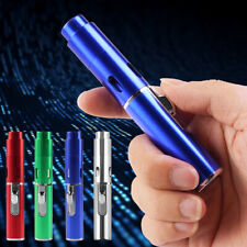 2 In 1 Windproof Torch Lighter Click And Portable Torch Flame Choose Colors USA picture