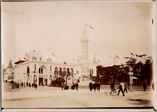 Paris, Universal Exhibition, Algeria Pavilion, Vintage Print, 1899 Tira picture
