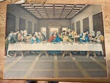 Fine Print Last Supper 1956 Litho DAC NY Vintage 7.5x10  picture