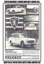 11x17 POSTER - 1967 Peugeot 404 What Makes the Peugeot 404 So Great picture