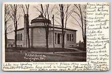 Postcard Public Library, Farmington, Maine 1905 V102 picture