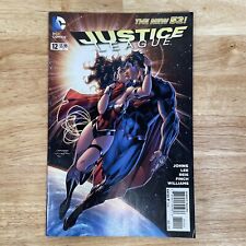 Justice League (2012) #12 2nd Print Superman & Wonder Woman Kiss Jim Lee Art picture