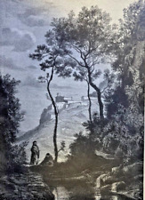 1902 Barbizon School of Art Corot Rousseau Millet illustrated picture