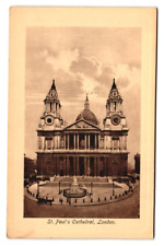 Postcard England, London, St. Paul's Cathedral, Vertical, Embossed, Carriage picture