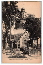 Solna Sweden Postcard View of Solna Christian Church c1910 Antique Posted picture