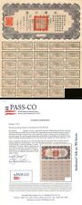 $50 Republic of China Liberty Bond - Full Coupons - Chinese Bonds picture