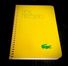 Vintage Lacoste Small Notebook Desk Necessities Stickers Stencils Charts picture