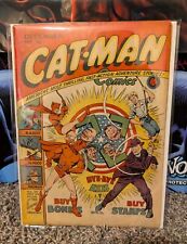 Catman Comics #16 WWII Hitler Cover VG / Continental Golden Age Comic Scarce  picture