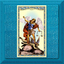 Saint MICHAEL Archangel DEFEND US Protect Us Catholic Holy St. Prayer Card picture