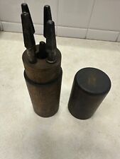 Vintage ST Co. Drill Bits in Wood Tube picture