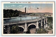 1925 Exterior View Reservoir Eden Park Cincinnati Ohio Vintage Antique Postcard picture