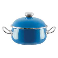 Enamel-on-Steel Covered Dutch Oven 3.5-Qt. Blue picture
